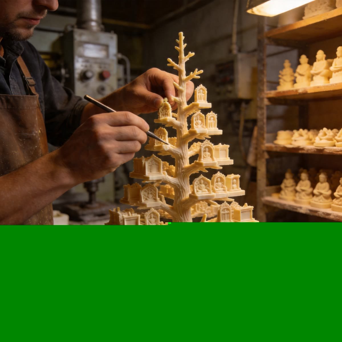 Investment casting process wax pattern assembly engineering support