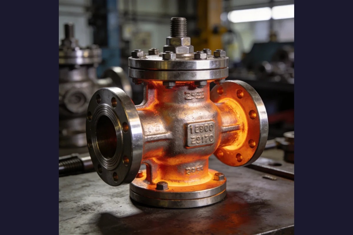 Valve material selection matrix by application, temperature and pressure class